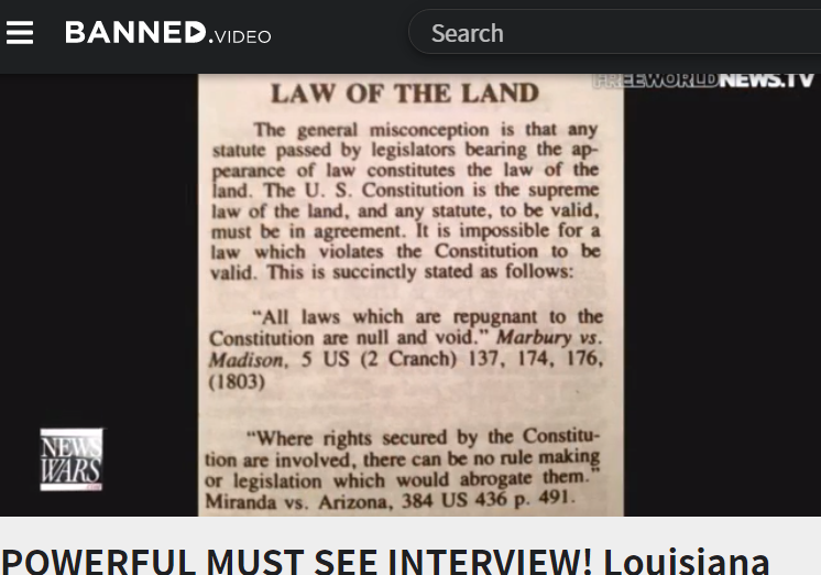 Constitution Supreme Law of the Land